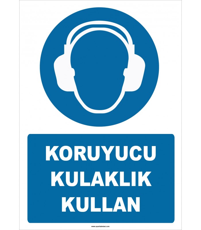 ZY2318 - ISO 7010 Koruyucu Kulaklık Kullan