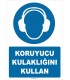 ZY2319 - ISO 7010 Koruyucu Kulaklığını Kullan
