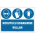ZY2331 - ISO 7010 Koruyucu Donanımını Kullan (Gözlük, Eldiven, Önlük)