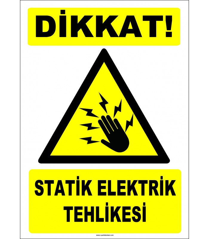 ZY2344 - Dikkat! Statik Elektrik Tehlikesi
