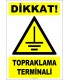 ZY2349 - Dikkat! Topraklama Terminali