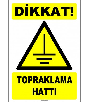 ZY2350 - Dikkat! Topraklama Hattı