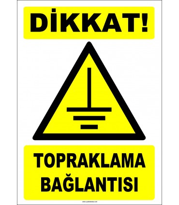ZY2356 - Dikkat! Topraklama Bağlantısı