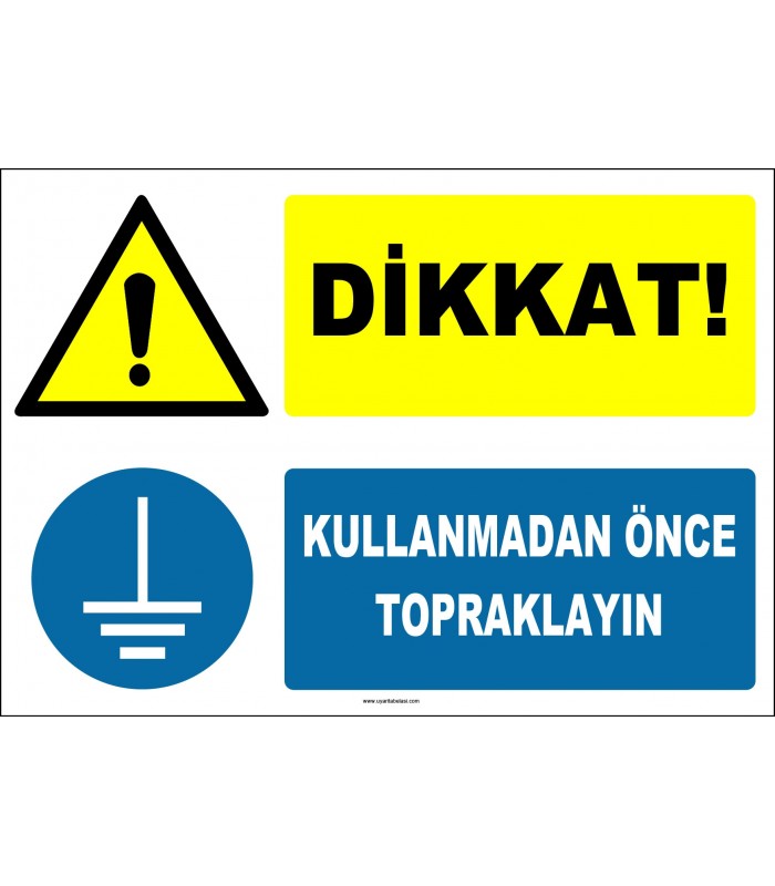ZY2353 - Dikkat! Kullanmadan Önce Topraklayın