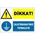 ZY2354 - Dikkat! Çalıştırmadan Önce Topraklayın