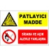 ZY2371 - Patlayıcı Madde - Sigara ve Açık Alevle Yaklaşma
