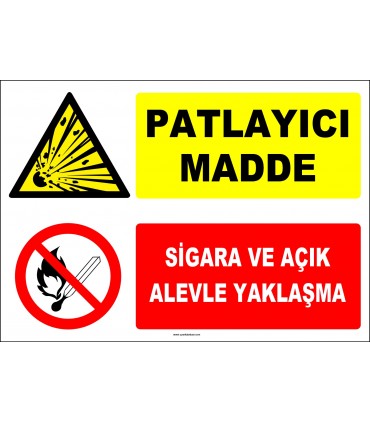 ZY2371 - Patlayıcı Madde - Sigara ve Açık Alevle Yaklaşma