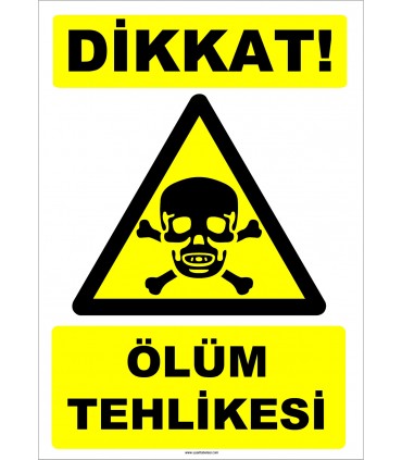 ZY2397 - Dikkat Ölüm Tehlikesi