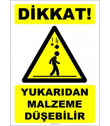 ZY2456 - Dikkat! Yukarıdan Malzeme Düşebilir