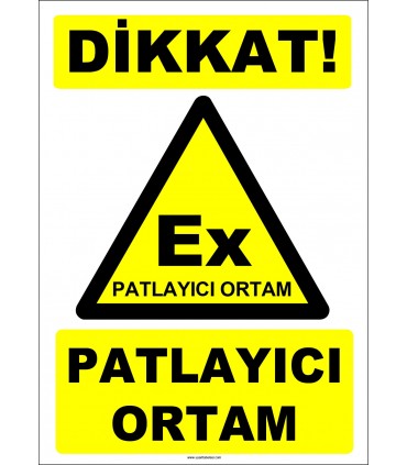 ZY2502 - Dikkat! Patlayıcı Ortam