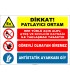 ZY2516 - Dikkat! Patlayıcı Ortam İkaz Levhası
