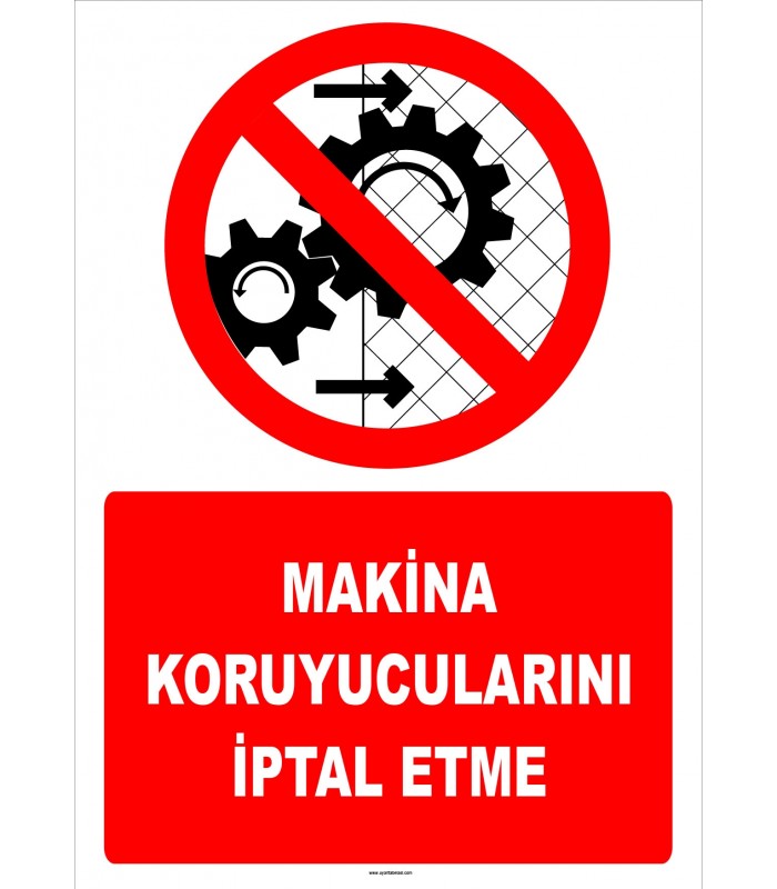 ZY2579 - Makina koruyucularını iptal etme