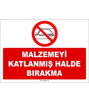 ZY2590 - Malzemeyi katlanmış halde bırakma