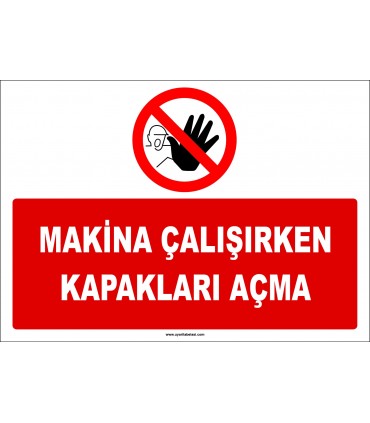 ZY2591 - Makina çalışırken kapakları açma