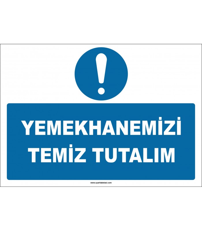 ZY2595 - Yemekhanemizi Temiz Tutalım