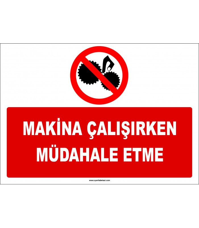 ZY2596 - Makina çalışırken müdahale etme