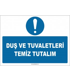 ZY2609 - Duş ve Tuvaletleri Temiz Tutalım