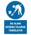 ZY2611 - Bu Alanı Düzenli Olarak Temizleyin