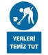 ZY2614 - Yerleri Temiz Tut