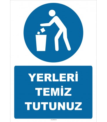 ZY2618 - Yerleri Temiz Tutunuz