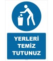 ZY2618 - Yerleri Temiz Tutunuz