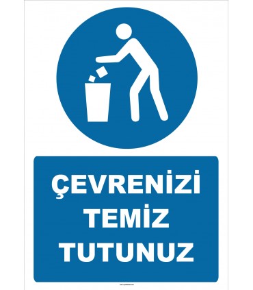ZY2619 - Çevrenizi Temiz Tutunuz