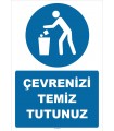 ZY2619 - Çevrenizi Temiz Tutunuz