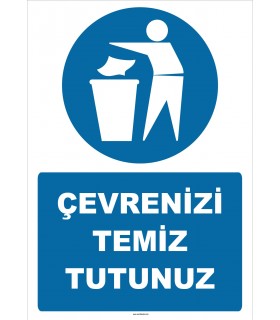 ZY2620 - Çevrenizi Temiz Tutunuz