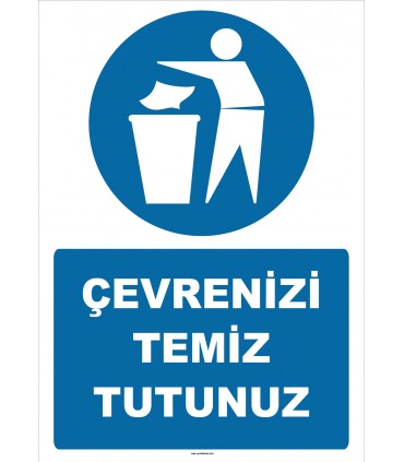 ZY2620 - Çevrenizi Temiz Tutunuz