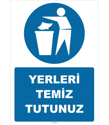 ZY2621 - Yerleri Temiz Tutunuz