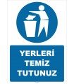 ZY2621 - Yerleri Temiz Tutunuz