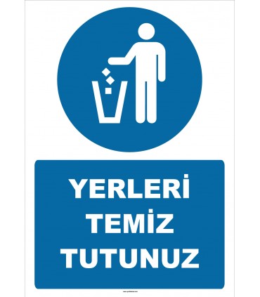 ZY2622 - Yerleri Temiz Tutunuz