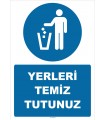 ZY2622 - Yerleri Temiz Tutunuz