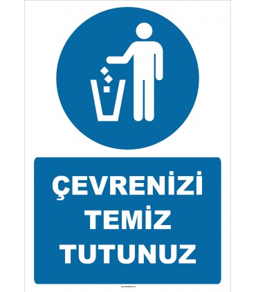ZY2623 - Çevrenizi Temiz Tutunuz