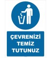 ZY2623 - Çevrenizi Temiz Tutunuz