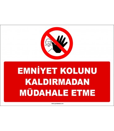 ZY2627 - Emniyet Kolunu Kaldırmadan Müdahale Etme