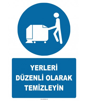 ZY2639 - Yerleri Düzenli Olarak Temizleyin