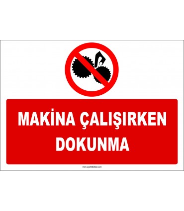 ZY2653 - Makina çalışırken dokunma