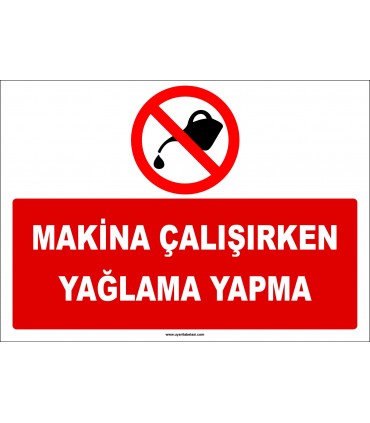 ZY2680 - Makina çalışırken yağlama yapma