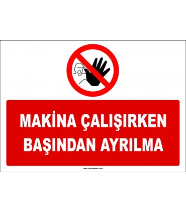 ZY2687 - Makina çalışırken başından ayrılma