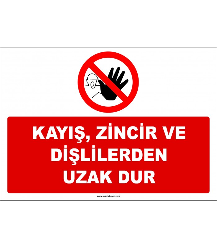 ZY2695 - Kayış, Zincir ve Dişlilerden Uzak Dur