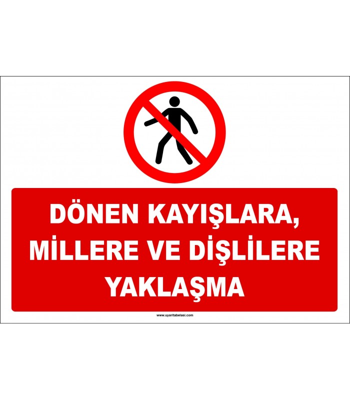 ZY2713 - Dönen Kayışlara, Millere ve Dişlilere Yaklaşma