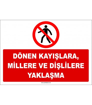 ZY2713 - Dönen Kayışlara, Millere ve Dişlilere Yaklaşma