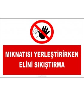 ZY2759 - Mıknatısı yerleştirirken elini sıkıştırma