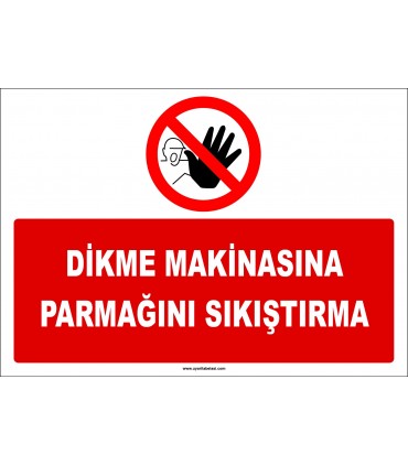 ZY2760 - Dikme Makinasına Parmağını Sıkıştırma