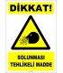 ZY2764 - Dikkat! Solunması Tehlikeli Madde