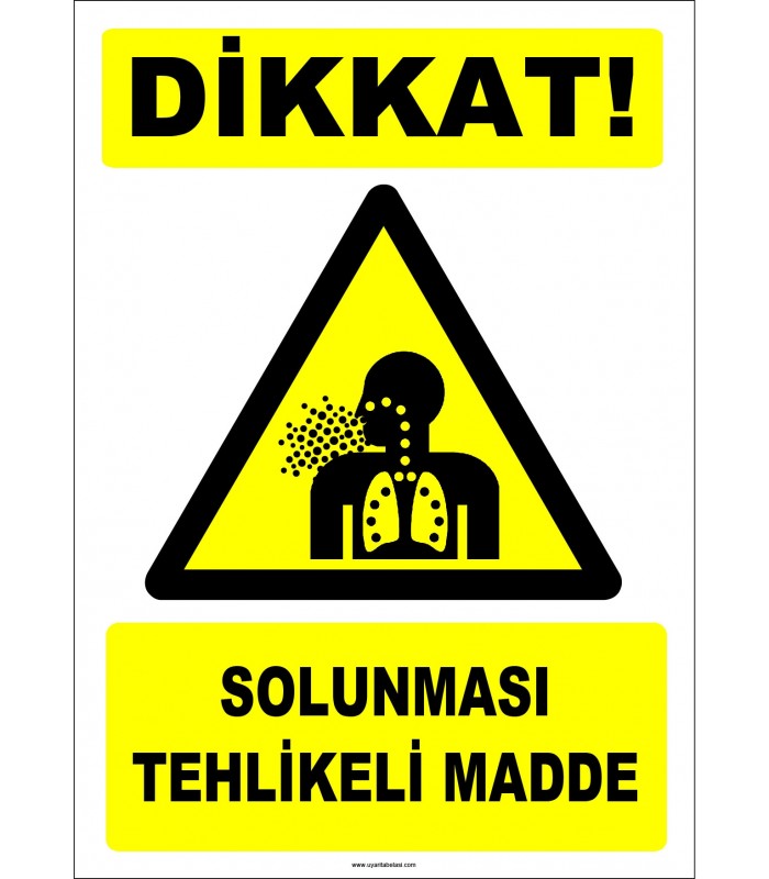ZY2766 - Dikkat! Solunması Tehlikeli Madde