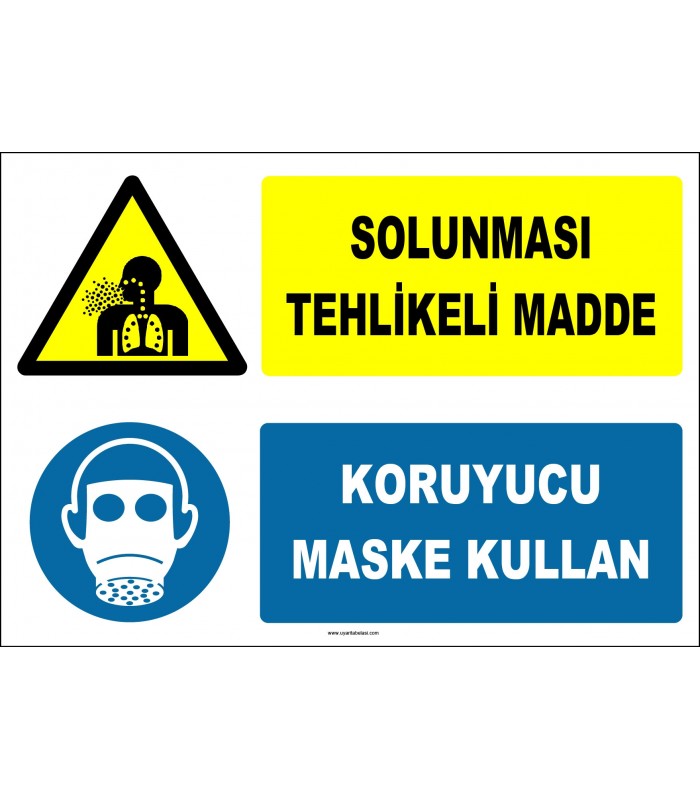 ZY2776 - Solunması Tehlikeli Madde, Koruyucu Maske Kullan