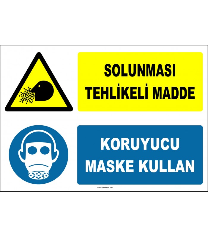 ZY2779 - Solunması Tehlikeli Madde, Koruyucu Maske Kullan