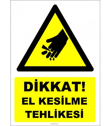 YT7747 - Dikkat el kesilme tehlikesi